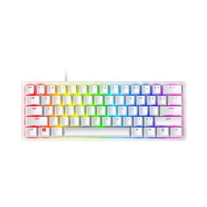 Razer Huntsman Mini Mercury Edition 60 Percent Optical Purple Switches Wired Gaming Keyboard