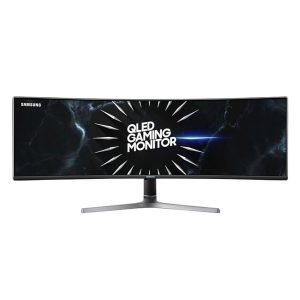 Samsung 49-in Super Ultra-Wide Dual QHD (5120×1440) 120Hz Curved Gaming Monitor C49RG9